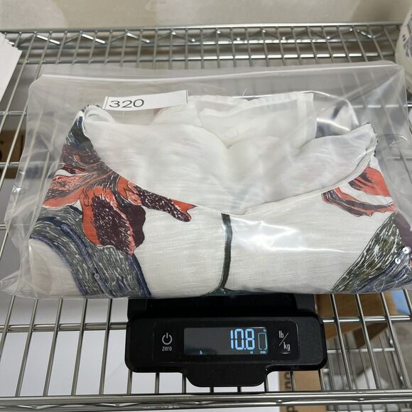 Soft Surroundings Petal Floral Sequin Tunic Top M Boho Boat Neck Long Sleeve - Picture 15 of 15